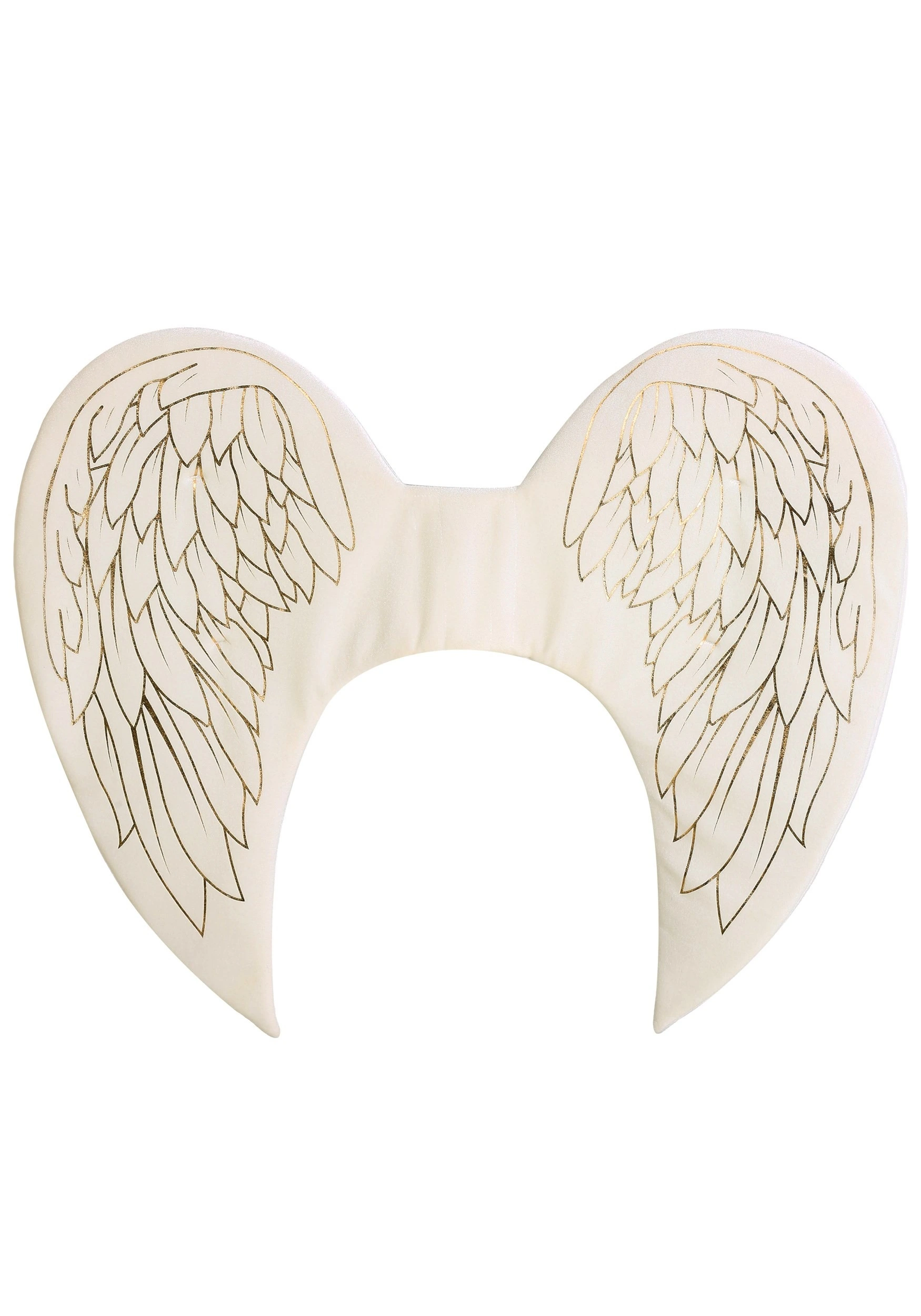 Fun Costumes Adult Gold Print Angel Wings - Image 2