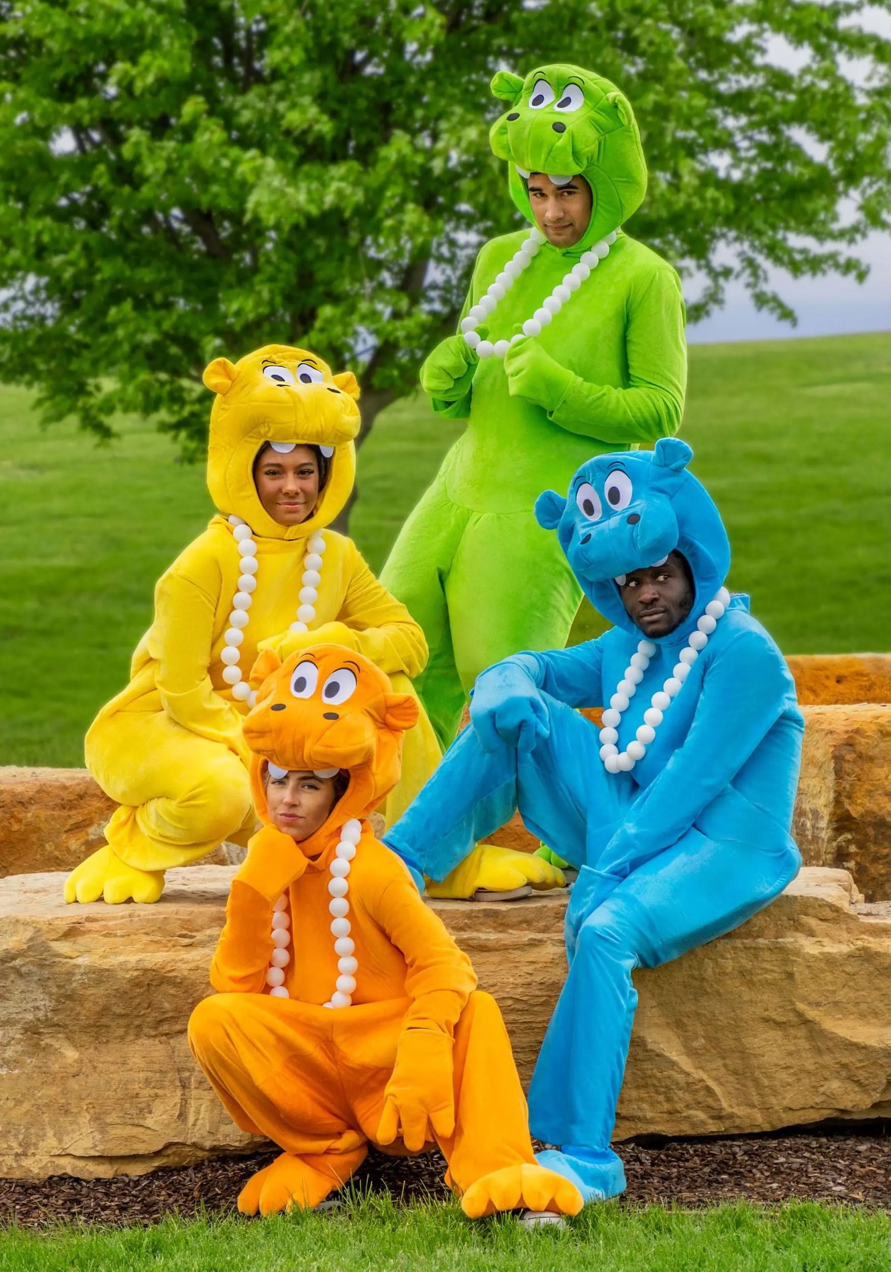 Fun Costumes Blue Hungry Hungry Hippos Adult Costume - Image 2