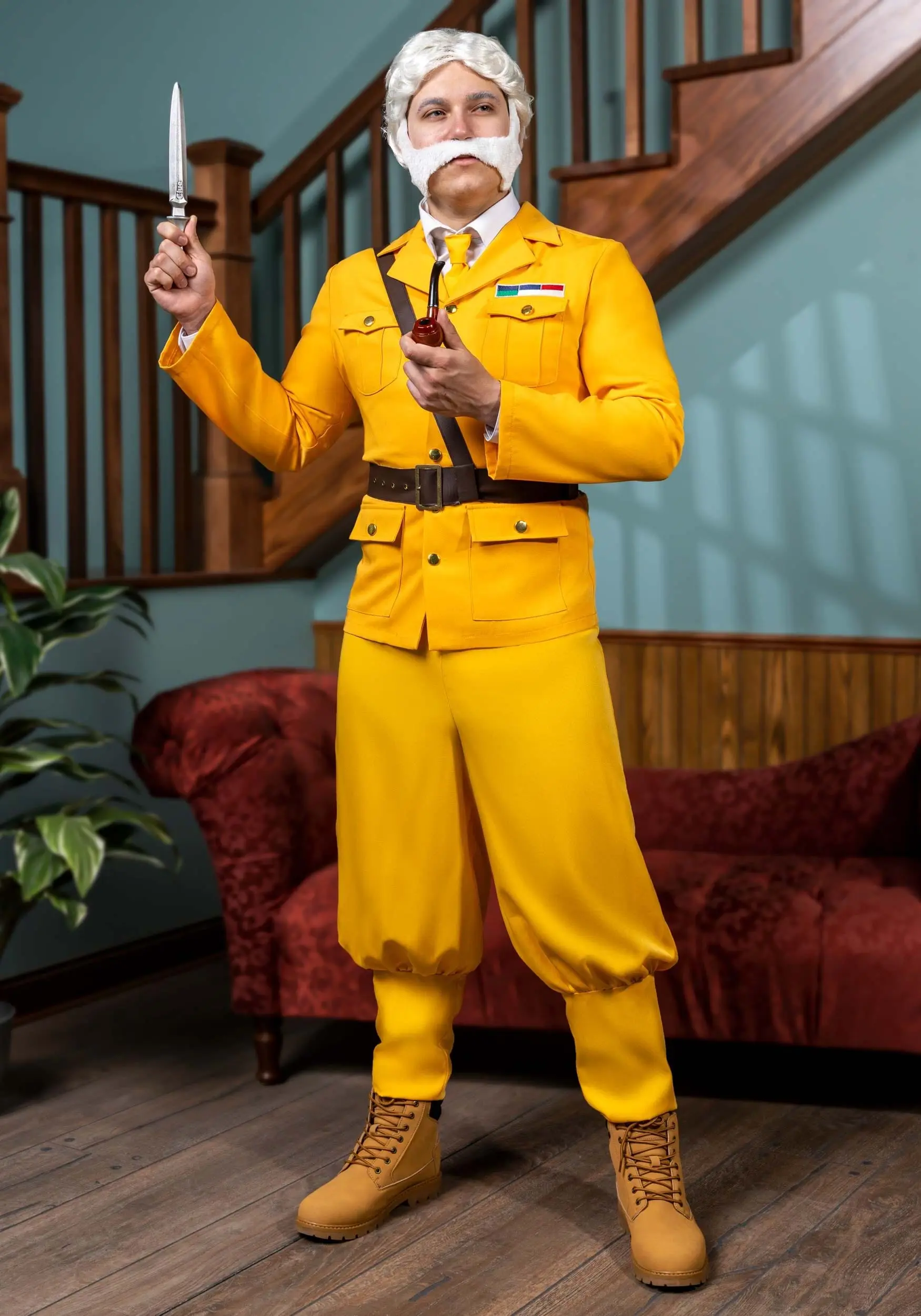 Fun Costumes Colonel Mustard Clue Costume For Men - Image 9