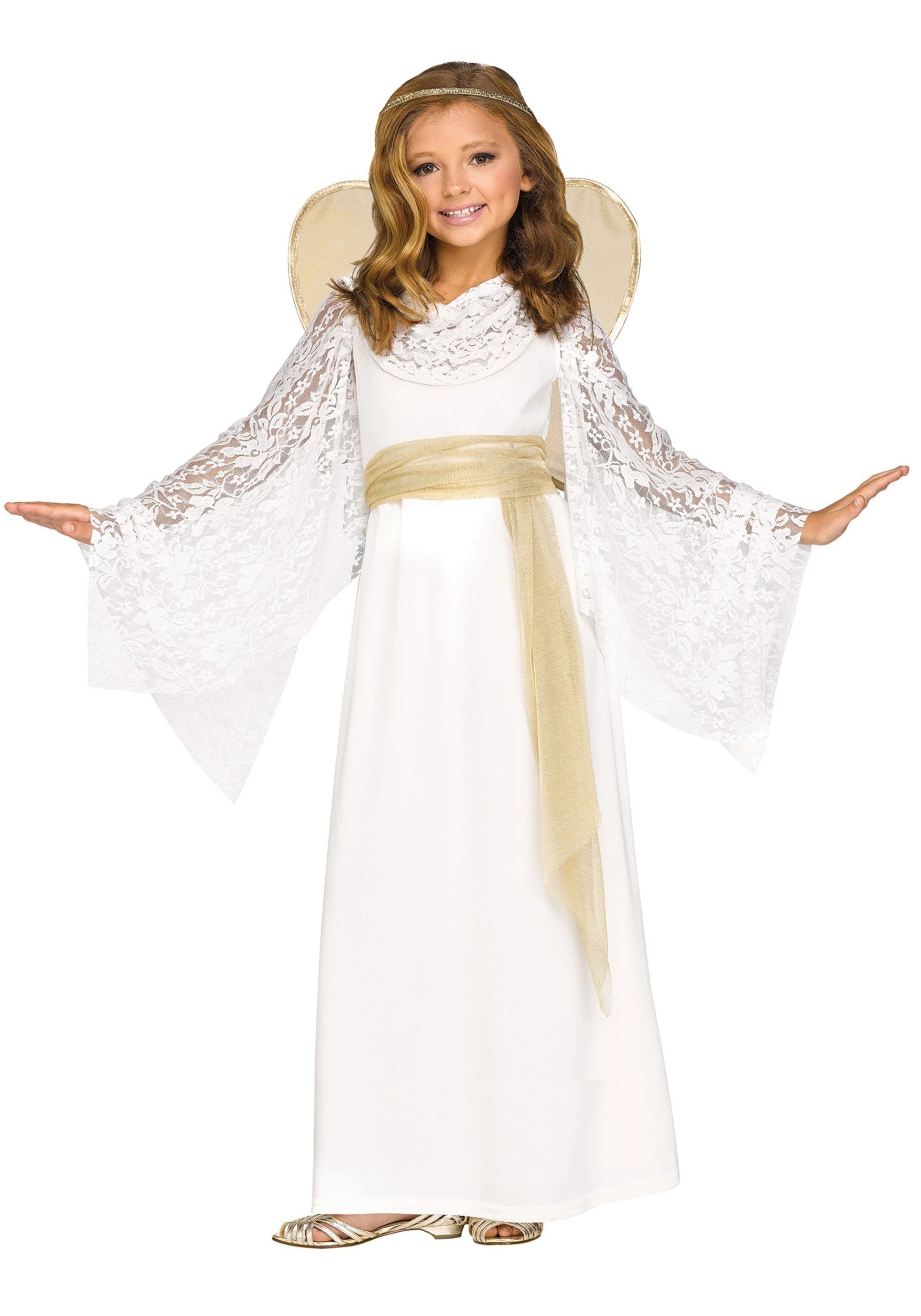 Fun World Girls Angelic Maiden Costume