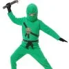 Charades Kids Green Ninja Costume