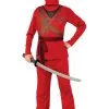 Rubies Costume Co. Inc Red Ninja Costume For Kid's