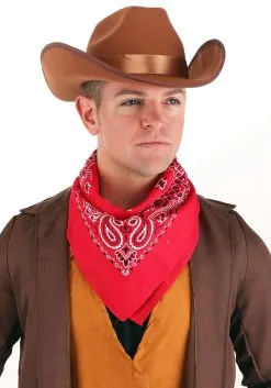 Elope Brown Western Outlaw Vigilante Cowboy Costume Hat