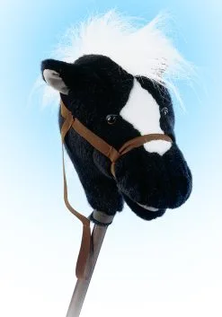 Mary Meyer Easy Ride 'Em Black Horse On A Stick - 33 Inches