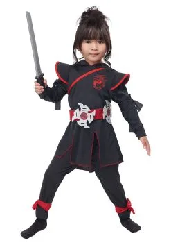 California Costume Collection Lil' Ninja Costume For Girls