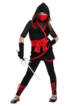 Fun Costumes Girl's Stealth Ninja Costume