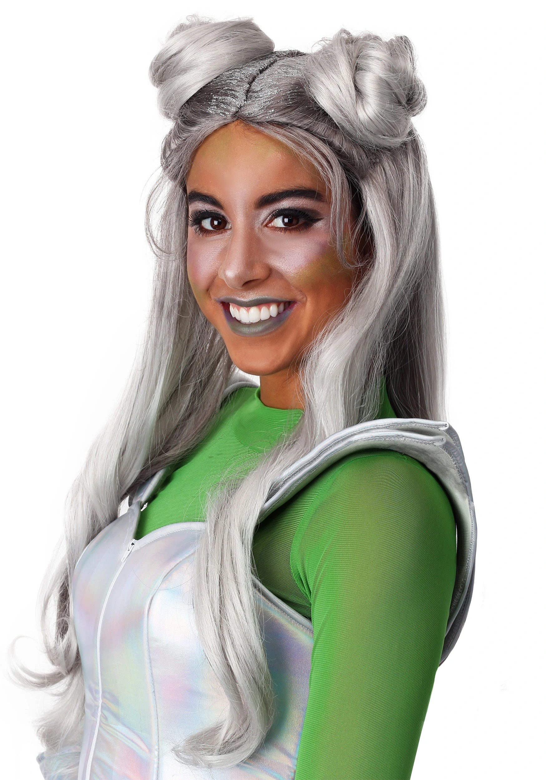 Partytime Costume & Lingerie (Yiwu) Factory Glitter Space Buns Women's Wig