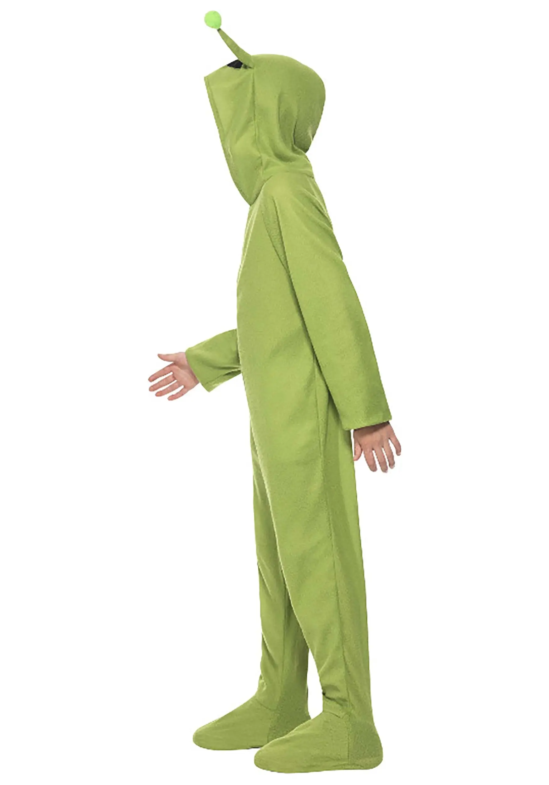 Smiffys Green Alien Jumpsuit Costume For Kids - Image 3