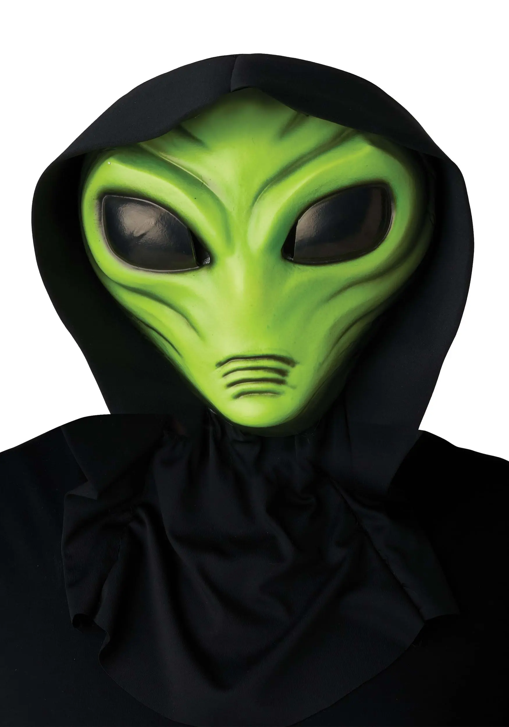 California Costume Collection Light Up Green Alien Costume Mask