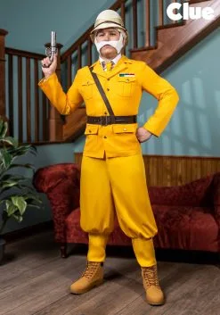 Fun Costumes Colonel Mustard Clue Costume For Men