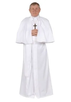 Underwraps Men's Plus Size Pope Costume