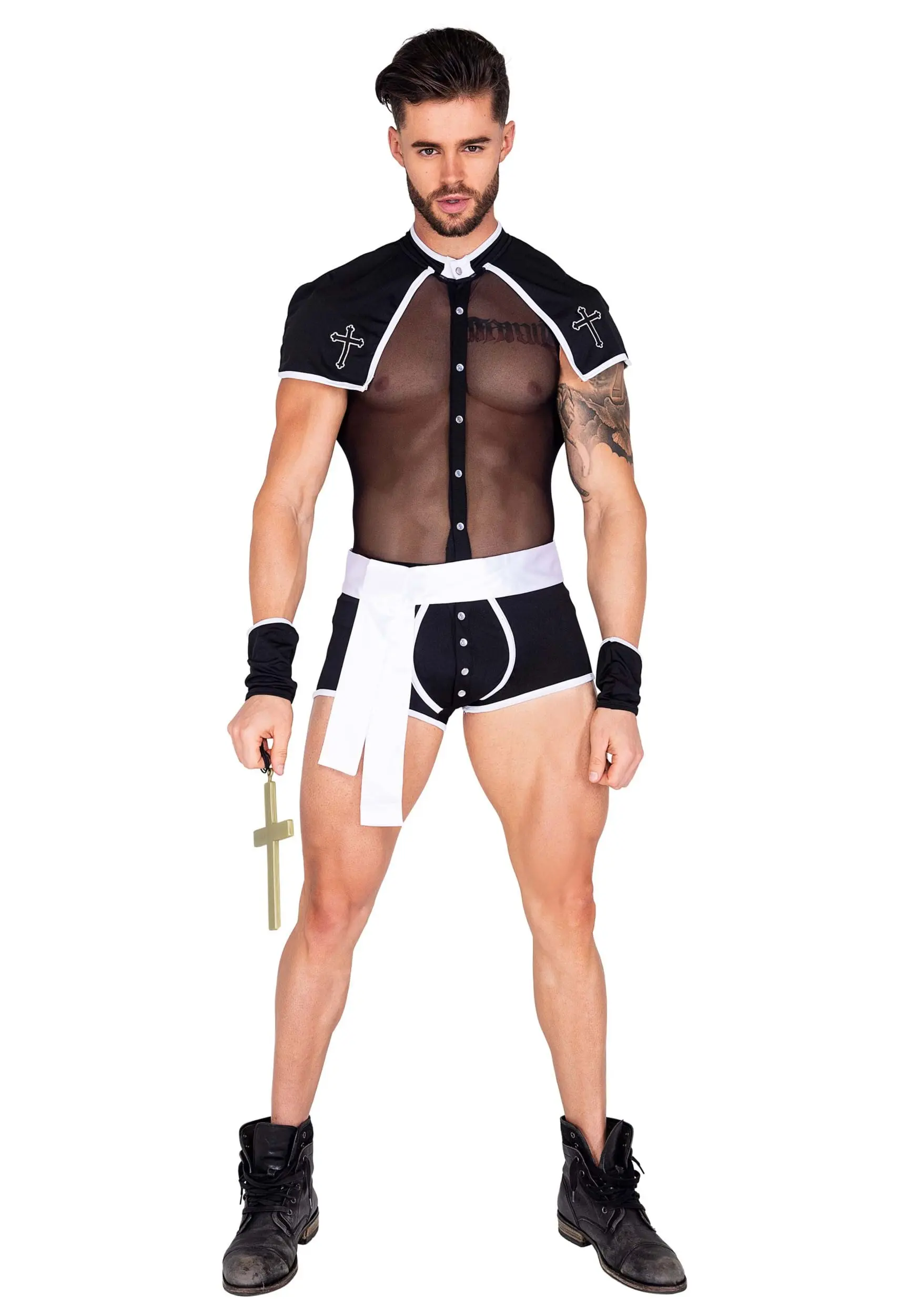 Roma Sexy Sinful Confession Costume For Men