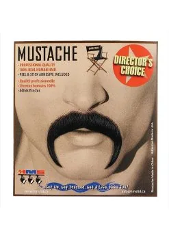 H.M. Smallwares Black Horseshoe Mustache Accessory