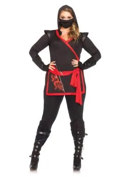 LEG AVENUE Plus Size Ninja Assassin Costume