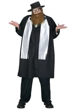 Fun World Plus Size Rabbi Costume