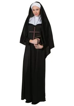 Fun Costumes Plus Size Traditional Nun Costume