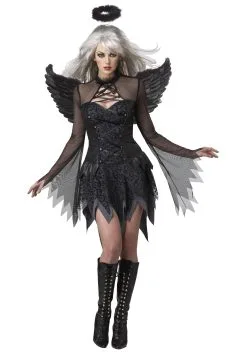 California Costume Collection Plus Size Women's Sultry Fallen Angel Costume