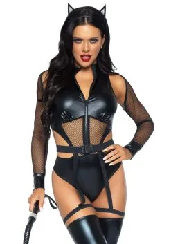 LEG AVENUE Criminal Kitty Women's Sexy Costume