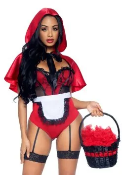 LEG AVENUE Naughty Miss Red Women's Sexy Costume