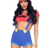 LEG AVENUE 2 Piece Red Gamer Babe Sexy Women's Costume