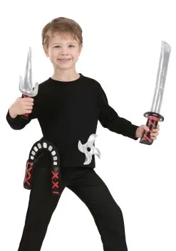 Zhenjiang Lian Yew Every Age Garment Accessories A Cloth Ninja Weapon 4-Piece Set For Toddlers