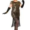 Forum Novelties, Inc Art Deco Plus Size Flapper Dress Costume For Women