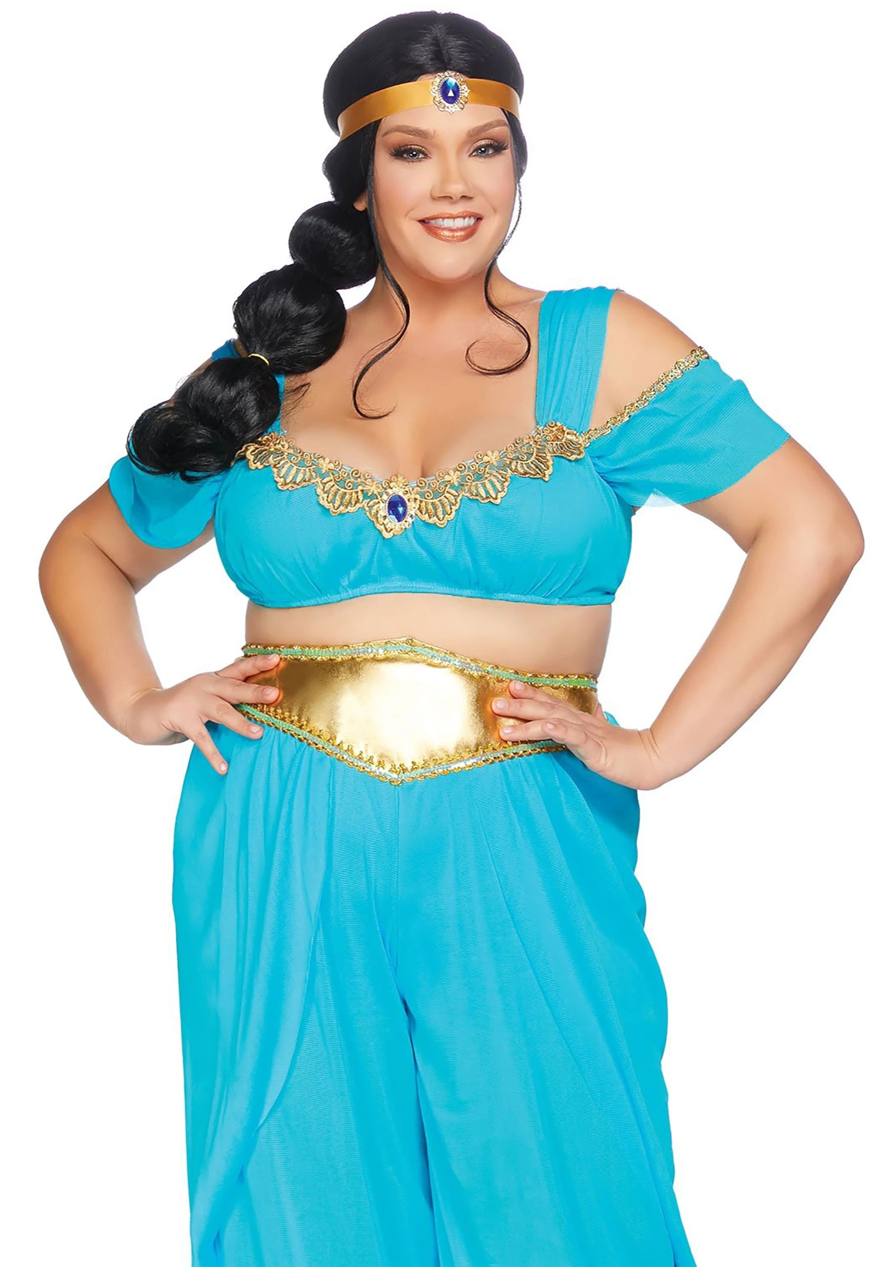 LEG AVENUE Women's Plus Size Sexy Desert Princess Costume - Image 2
