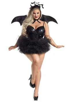 Party King Women's Plus Size Bat Honey Costume