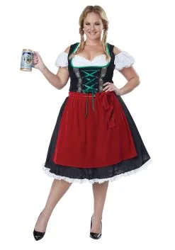 California Costume Collection Women's Plus Size Oktoberfest Fraulein Costume