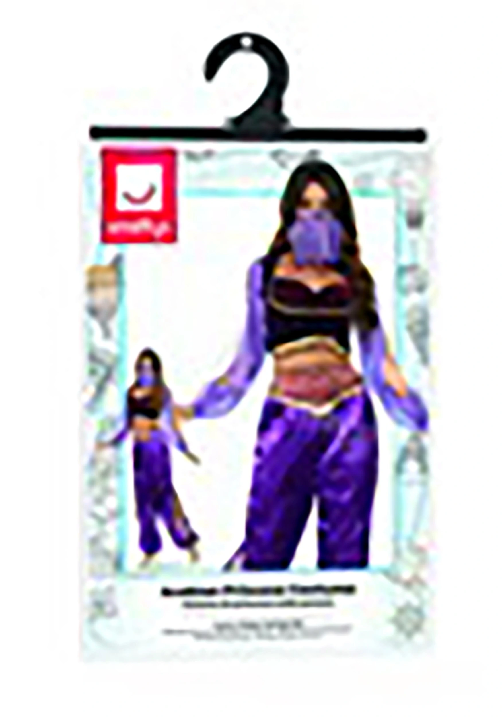 Smiffys Purple Belly Dancer Women's Costume - Image 4