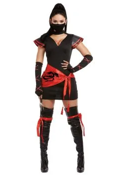 Dreamgirl Silent Ninja Costume For Women